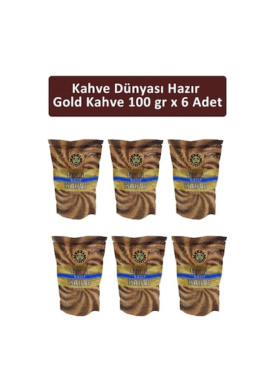 Kahve Dünyası Gold Hazır Kahve 6 x 100 G