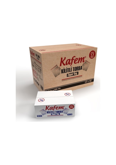 13 x 16 CM Kilitli Poşet / Naylon Torba ( 7.200 Adet ) Koli - Kafem