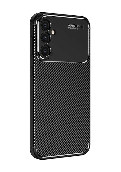 Samsung Galaxy Uyumlu S25 Kılıf Focus Carbon Silikon Kapak Siyah