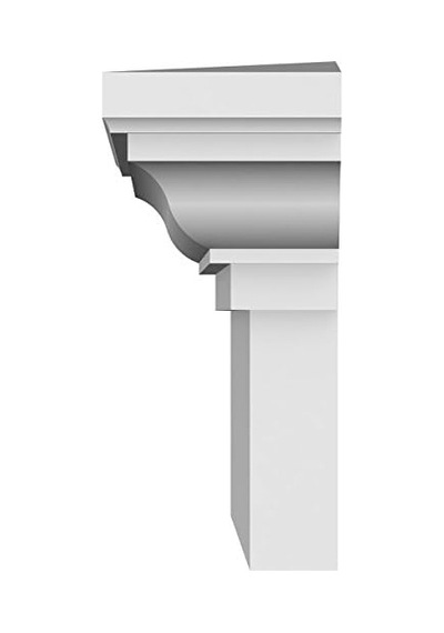 Ekena Millwork Crh06 X 24 24 X 27 Alt 1/2 İnç Genişlik Oben Geleneksel Kreuzkopfbohrer, Crh06x37