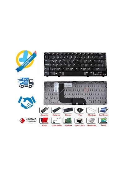 Dell Uyumlu inspiron 5423 14z-5323 Notebook Klavyesi - Siyah - TR
