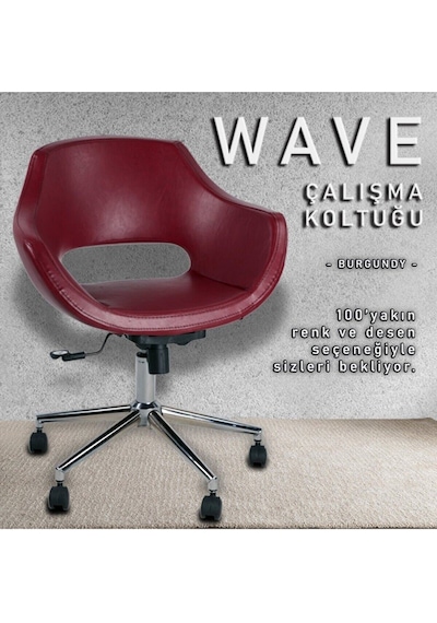 Wave Kırmızı Çalışma Koltuğu Kırmızı