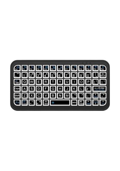 Kompakt Siyah Rgb Işıklı Bluetooth Mini Klavye 85768715