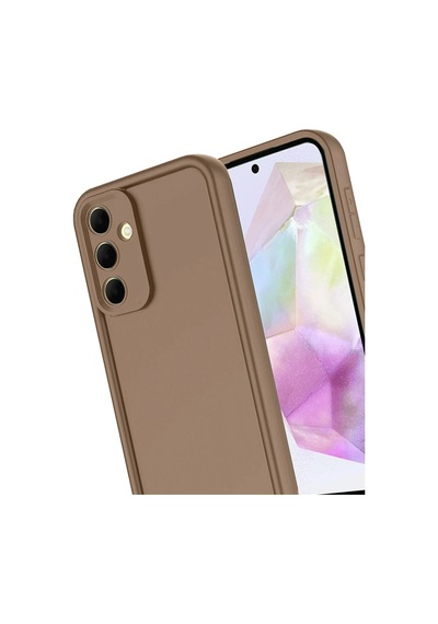 Samsung Galaxy  Uyumlu  A17 5g Viera Silikon - Kahverengi