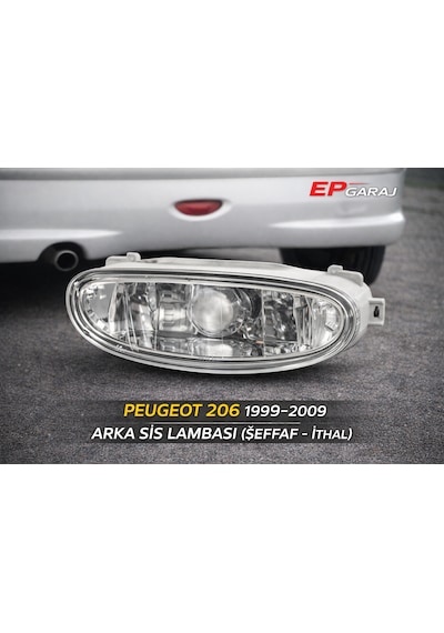 Peugeot 206 1999 2009 Arka Sis Lambası Şeffaf İthal