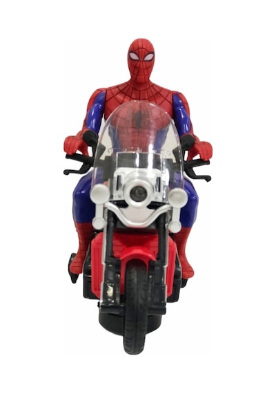 Enoy Motorlu Pilli Işıklı Spiderman Örümcek Adam