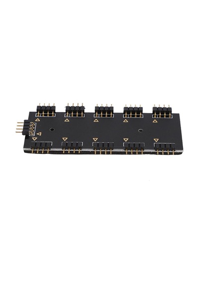 10 Port 4 Pin 12V RGB Şerit LED FAN HUB Splitter Kablo Çoklayıcı