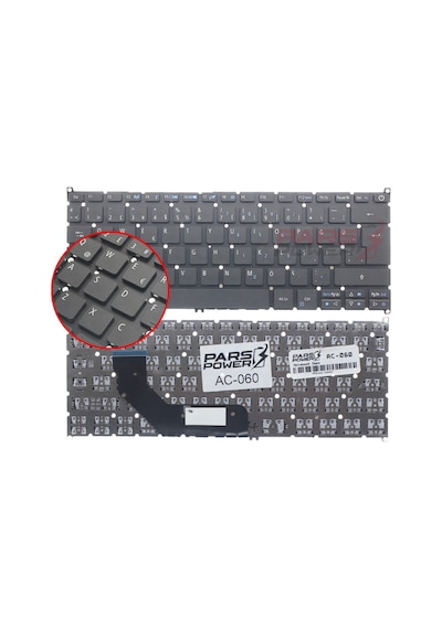 Acer Uyumlu Swift 3 Sf314-52-32Pc Klavye Siyah Tr Siyah