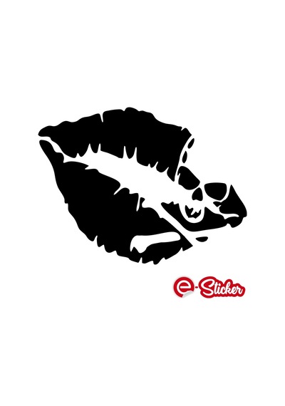 Dudak Kuru Kafa Sticker Oto Sticker Araba Sticker (353769614)
