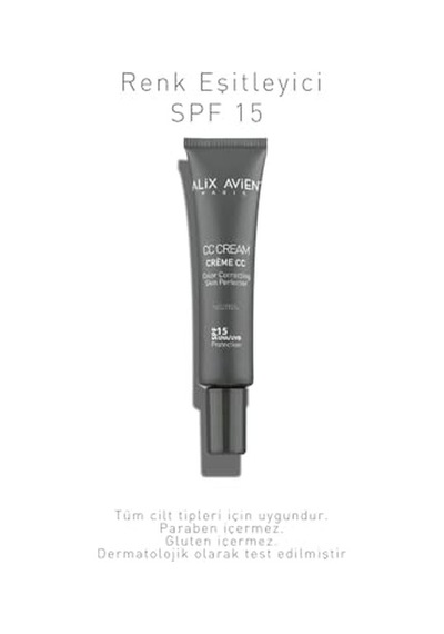 Cc Krem Renk Düzenleyici Nötr - Cc Cream Neutral Spf 15 Uvb/uva - 40 Ml