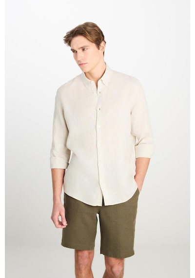 Lee Regular Fit Erkek Gömlek Beige Beige