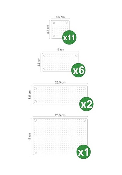 Modüler Organizer Set Takı Aksesuar Düzenleyici Çekmece İçi Makyaj Organizer Kristal 6'lı Açık Kahverengi Modüler Organizer Set Takı Aksesuar Düzenleyici Çekmece İçi Makyaj Organizer Kristal 6'lı Açık Kahverengi