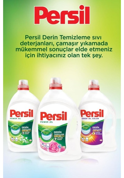 Persil Power Jel Gülün Büyüsü Sıvı Çamaşır Deterjanı 60 Yıkama 4200 ML