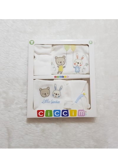 Ciccim Bebe Hastane Çıkışı 5 Li Takım Çok Renkli