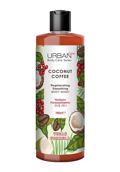 Care Coconut Coffee Yenileyici Ve Pürüzsüzleştirici Duş Jeli, 750 Ml Açık Mavi