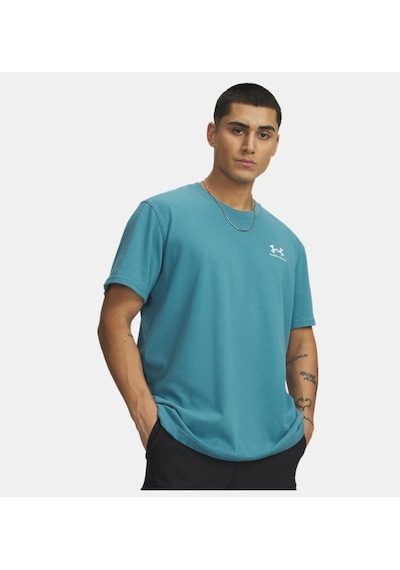 Under Armour M Logo Emb Erkek T-shirt 1373997-466 Mavi