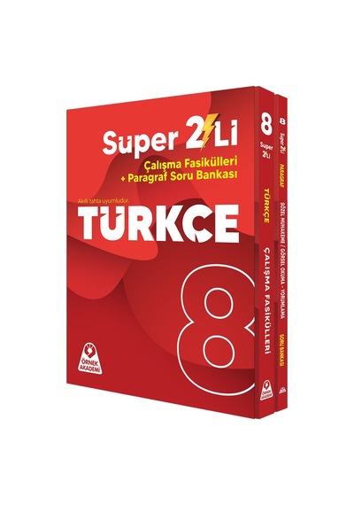 8. Sınıf Süper İkili Türkçe Seti Örnek Akademi