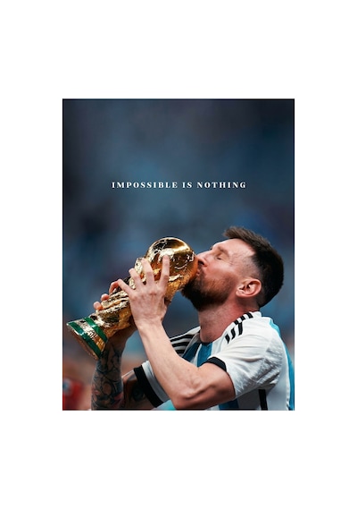 Lionel Messi İmkansız Bir Hiçtir Tasarım Tablo