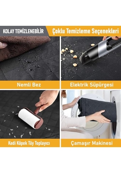 Evcil Hayvan İçin Araba Koltuk Kılıfı, Oto Köpek Koltuk Örtüsü, Su Geçirmez Hamak 600d Ağır Hizmet Tipi Çizi