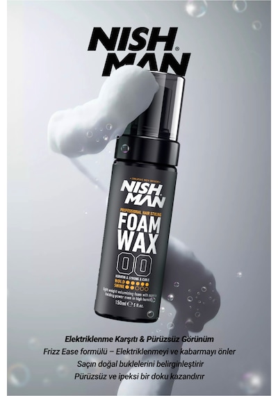 Saç Şekillendirici Köpük Wax 150 Ml