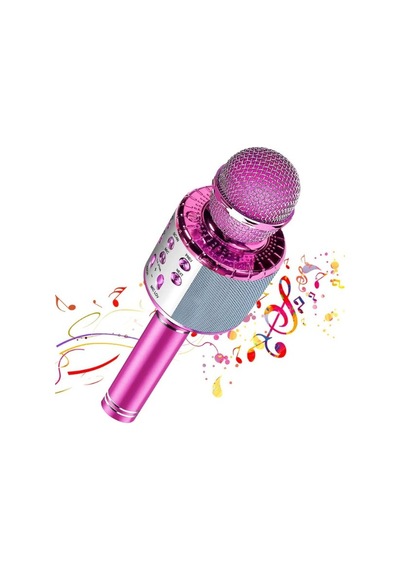 Kablosuz Bluetooth Karaoke Mikrofonu Ve Hoparlörlü Taşınabilir Ses Sistemi
