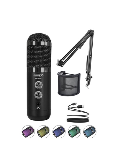 Regard Rgb Set Usb Ekholu Oyuncu Ve Yayıncı Mikrofonu Kayıt Gaming Tiktok Twitch Canlı Yayın Discord Youtube