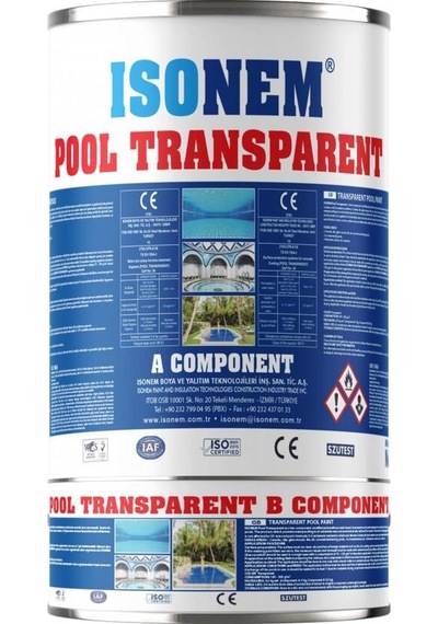 İsonem Pool Havuz Boyası Transparent 4.5 Kg Şeffaf Diğer
