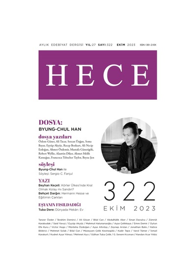 Hece 322.sayı Ekim 2023