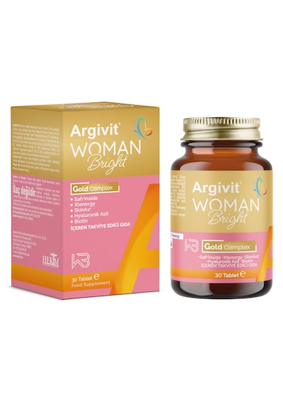 Argivit Woman Bright Tablet 30 Tablet 3'lü Paket