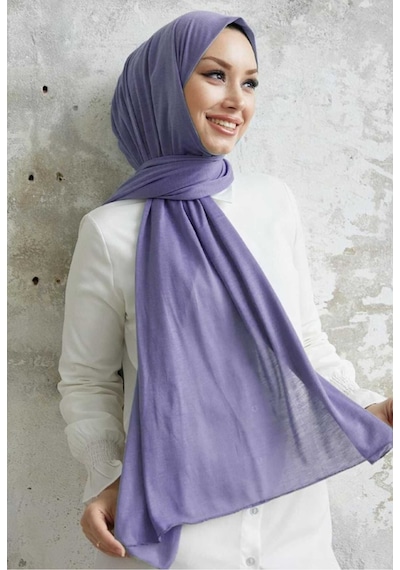 Penye Şal Tesettür Giyim, %100 Pamuk, Hafif, Rahat, Şık, Yüksek Kalite, Shawl, Scarf, Hijab, Shawl Mor