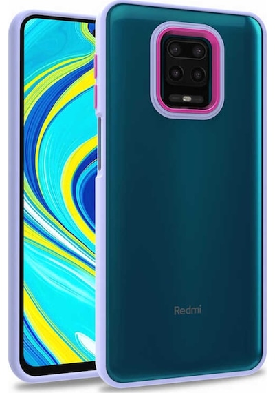 Xiaomi Redmi Note 9 Pro Kilif Flora Buton,Kenar Çevresi Renkli 546856908