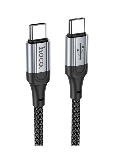 Hoco. X102 Fresh 1m 60w Type-c To Type-c Pd Hızlı Şarj Data Kablosu - Siyah