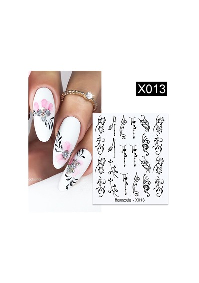 Su Transferli Nail Art Sticker X013 49831-13