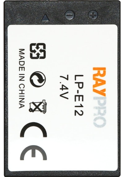 Canon Eos M M2 M10 M50 M100 Sx70Hs 100D için Lp-E12 Batarya Pil