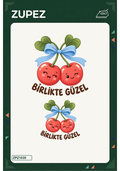 Birlikte Güzel 19x25 Cm Ütüyle Uygulanan Baskı Zpz1039 - 928157424
