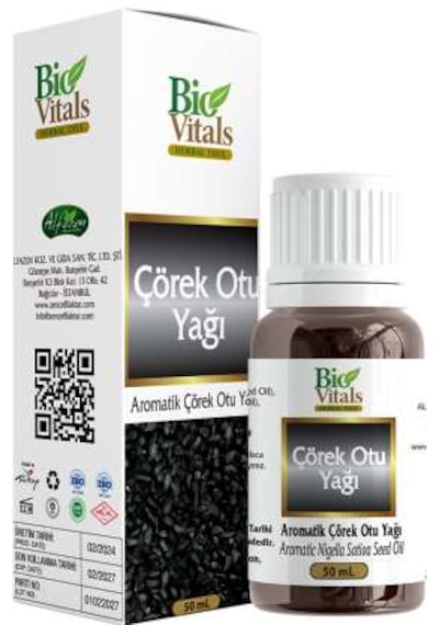 Bio Vitals Çörekotu Yağı 50ml X 2 Adet