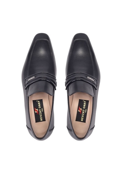 Siyah Loafer Klasik Erkek Ayakkabı -7095-