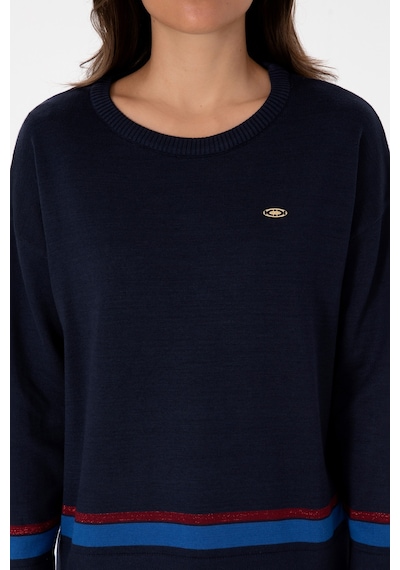 U.S. Polo Assn. Kadın Lacivert Bisiklet Yaka Kazak 50314598-VR033