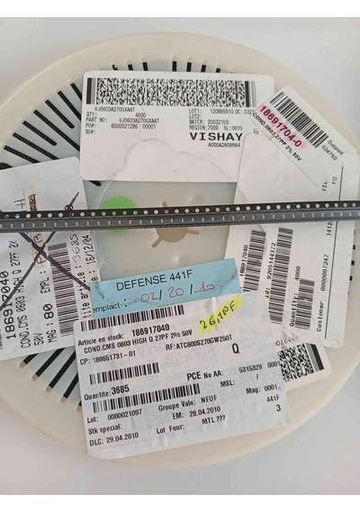 Atc600s270gw250t 27pf 250v 603 Smd Seramik Kondansatör 150 Adet