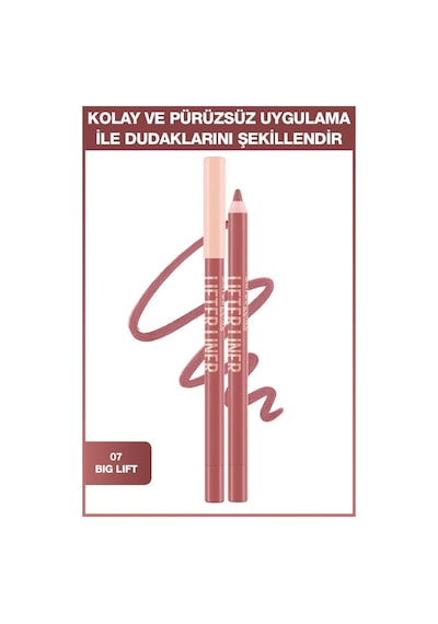 Maybelline New York 90'S Girl Lips Lifter Liner 07 Big Lift + Lifter Gloss 003 Moon