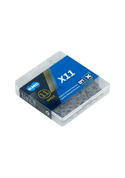 KMC X11 EPT 11 VİTES 118 BAKLA BX11EP118 ZİNCİR Gri