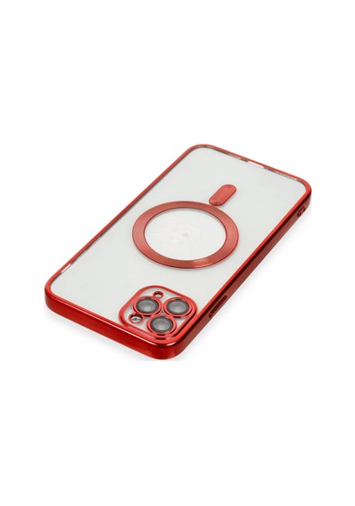 Apple İphone Uyumlu 11 Pro Max Kılıf Kross Magneticsafe Kapak - Kırmızı