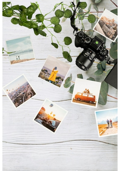 Kişiye Özel Premium Fotoğraf Baskısı 25 Adet Kare 10x10 Cm