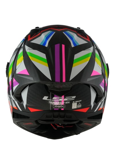 Ls2 Thunder Karbon Gp Aero Flash Full Face Motosiklet Kaskı Siyah