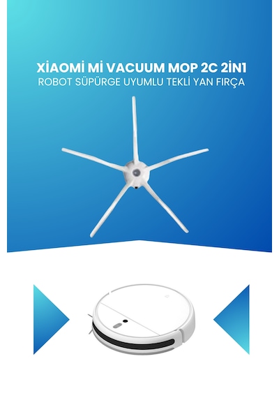 Xiaomi Mi Vacuum Mop 2c 2in1 Robot Süpürge Uyumlu Tekli Yan Fırça