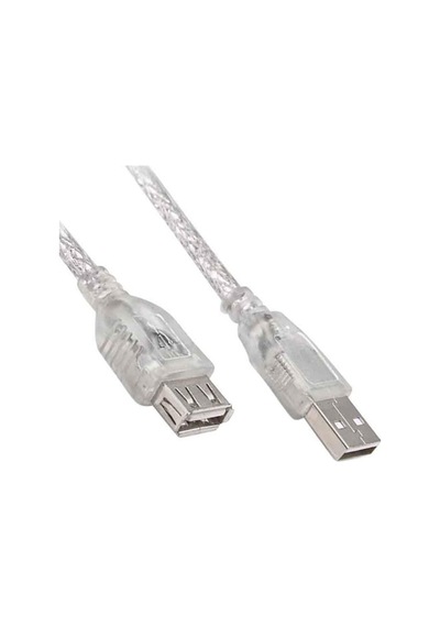 Powermaster 1.5Metre Usb 2.0 Uzatma Kablosu Şeffaf