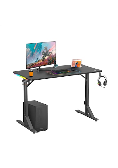 Nova Profesyonel Rgb Oyuncu Masası 112x60 Siyah Nova Profesyonel Rgb Oyuncu Masası 112x60 Siyah