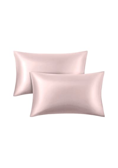 Rose Gül Kurusu Ipek Saten Yastık Kılıfı 50 X 70 2'Li