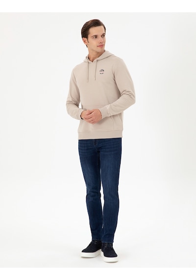 U.s. Polo Assn. Erkek Taş Sweatshirt 50293454-vr049 Taş