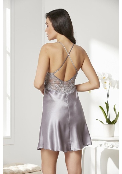Pierre Cardin 4lü Gecelik Sabahlık Şort Çeyiz Set 7005 Royal 001